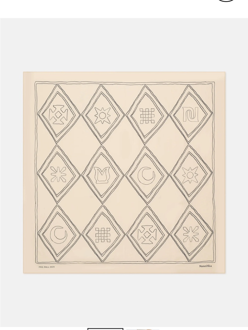 Nanushka Miani Silk Scarf